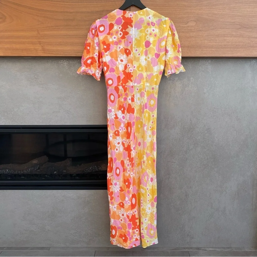 Rixo Ariel Ruffle Maxi Dress, Size XXS (2) - Picture 14 of 16